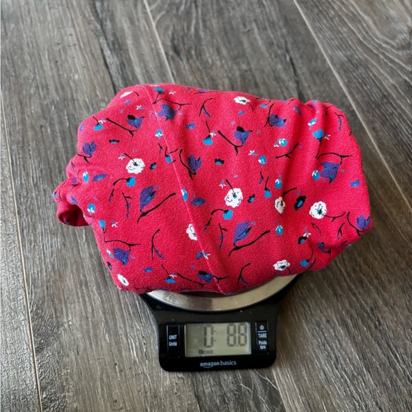 Free People Women’s XS Caroline Coral Red Floral Print Midi Dress - Picture 14 of 14